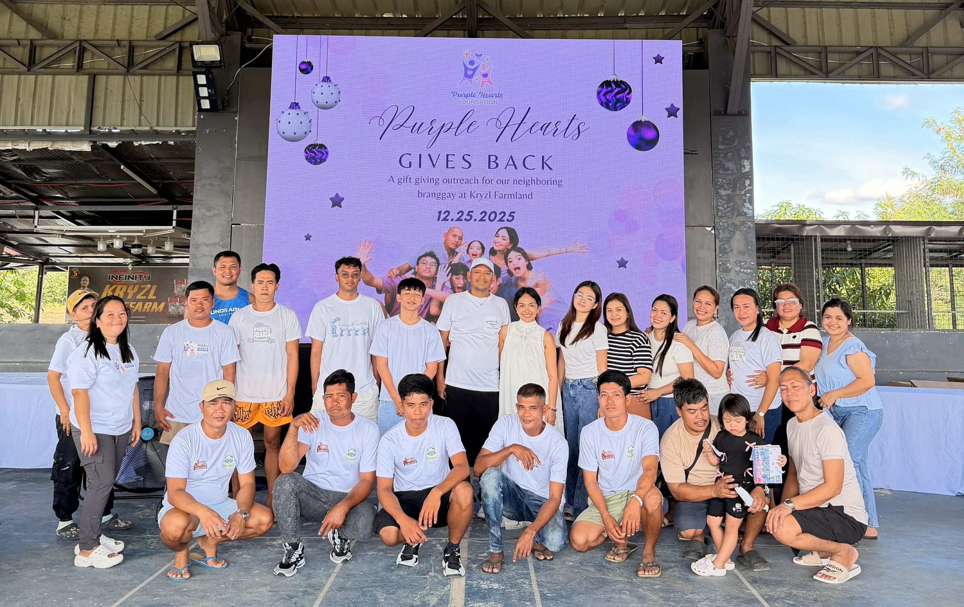 Purple Hearts Foundation Brings Joy Through Year-End Gift-Giving Outreach for Neighboring Barangays