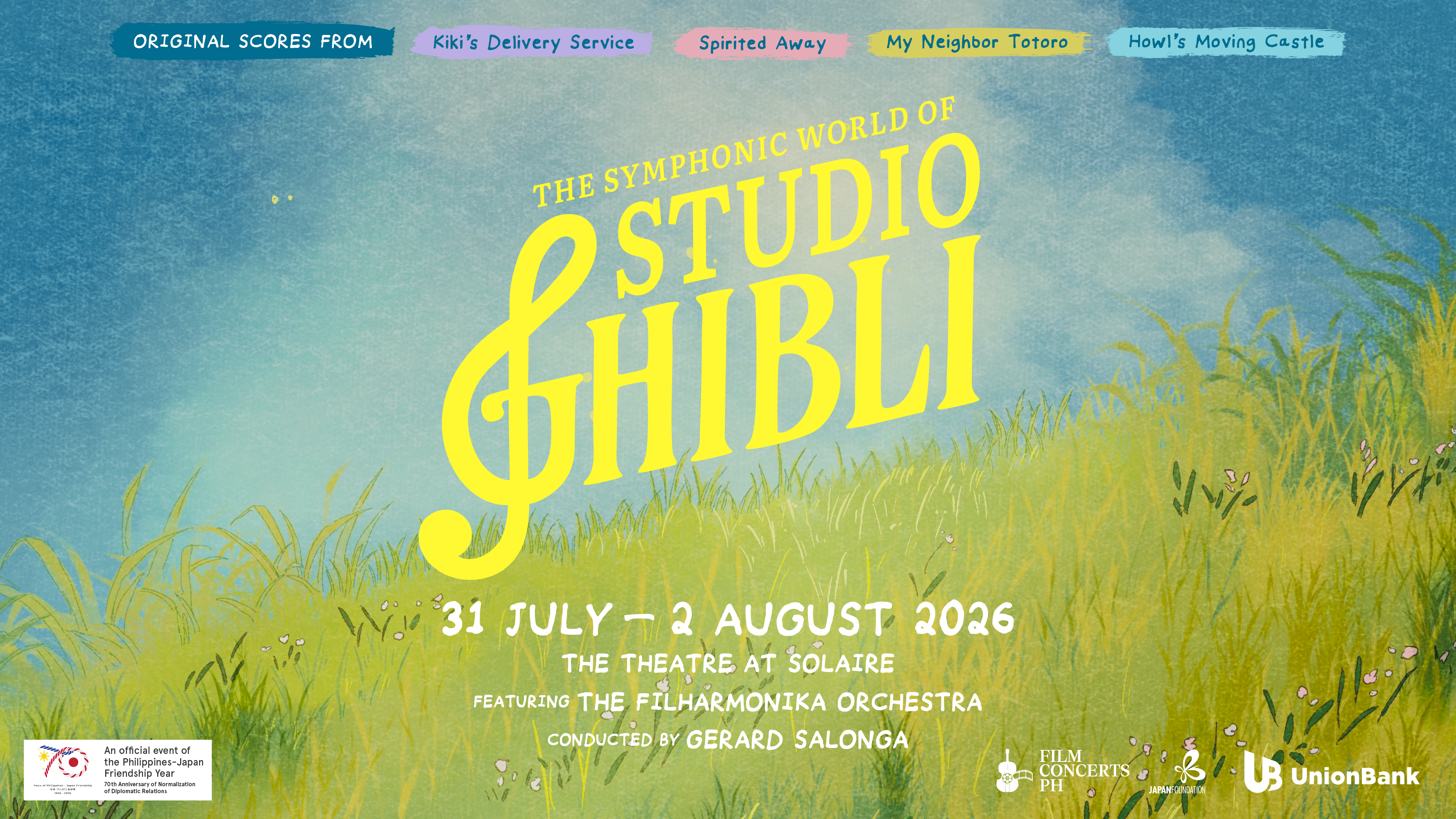 The Magic of Studio Ghibli Comes to Manila: Joe Hisaishi’s Greatest Scores Performed Live