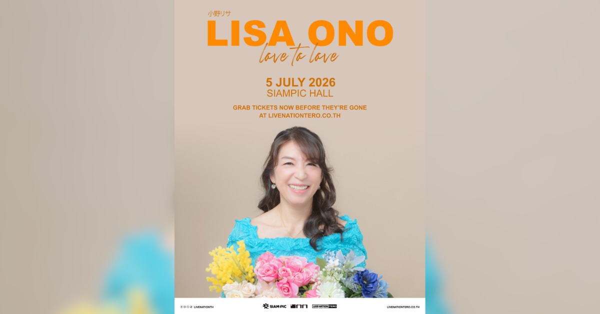 The Queen of Bossa Nova, Lisa Ono, Returns to Bangkok for “LOVE TO LOVE : LISA ONO Live in Bangkok”