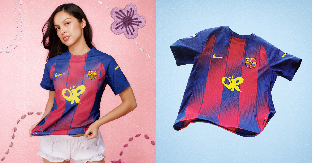 Spotify Brings Olivia Rodrigo To FC Barcelona For El Clásico Jersey Takeover