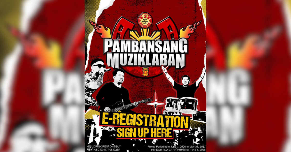 Red Horse Beer Pambansang Muziklaban 2026 is now accepting band registrations nationwide