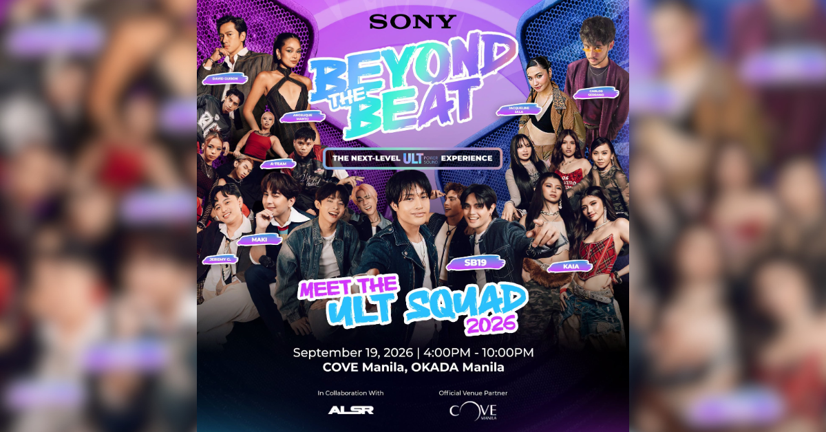 SB19, Maki, KAIA Lead Star-Studded Lineup for Sony’s ULT POWER SOUND Launch