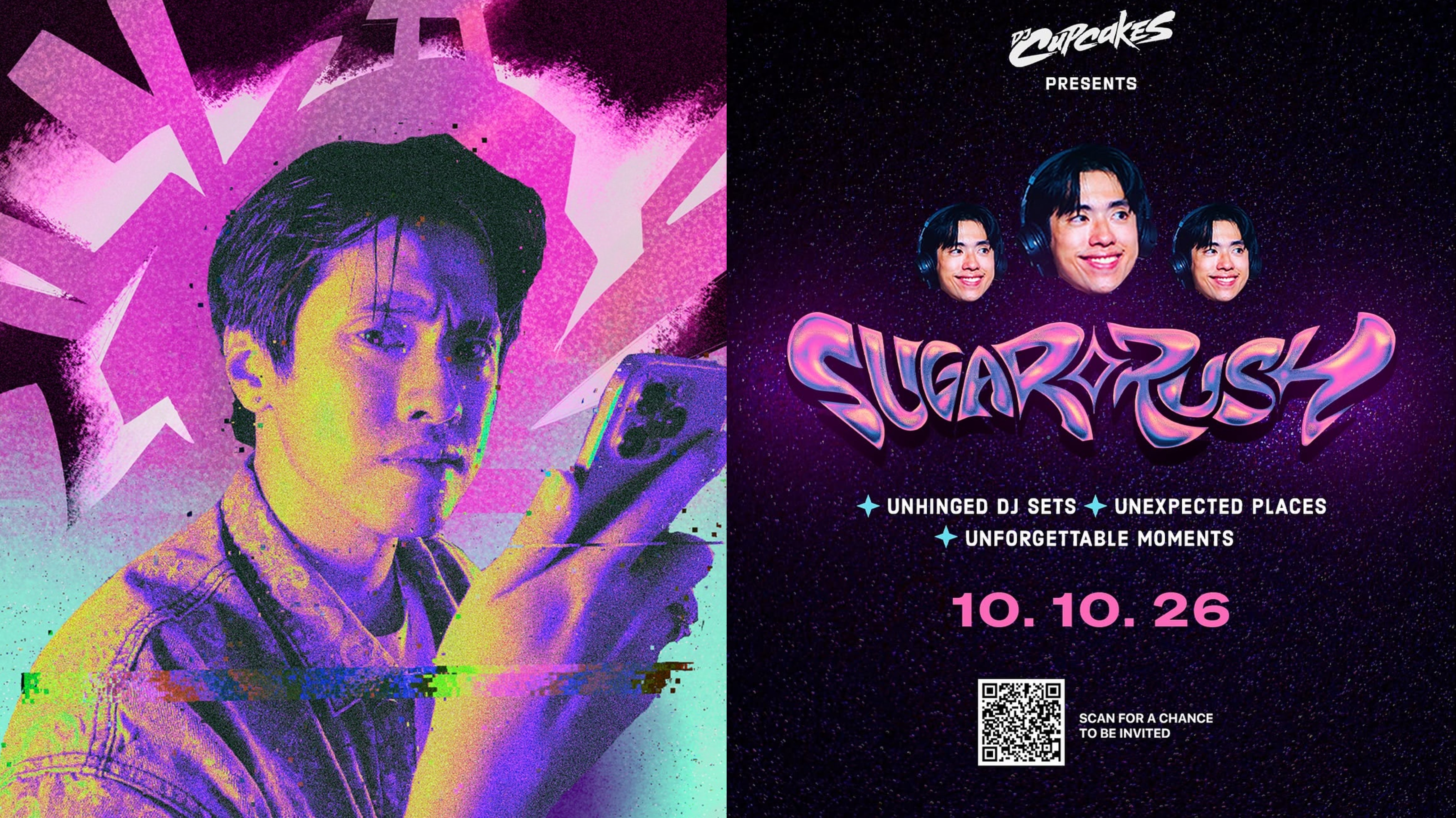DJ CUPCAKES LAUNCHES “SUGAR RUSH” A NEW EVENT SERIES BRINGING LIVE DJ SETS TO MANILA’S MOST UNEXPECTED SPOTS